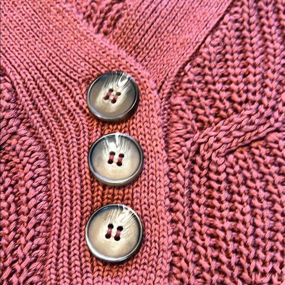 Terracotta V-Neck Sweater tank - Picture 3 of 6